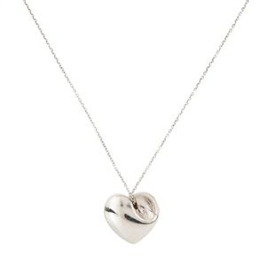 Tiffany & Co. Pinched Heart Sterling Silver Necklace